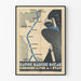 Vintage juliste Nopeus Manne-Ocean Valtion rautatiet