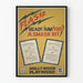Vintage juliste Hollywoodin teatterista Playhouse Ready Aim Fire