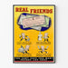 Vintagejuliste Real Friends - Kanadan sotilasavustus
