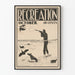 Vintage metsästysjuliste lokakuulta, ampuja ja koira