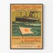 Vintage Juliste Red Star Line - Antwerpen-Amerikka matkustaja- ja rahtilaiva