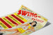 Vintage juliste Swing-rytmi - retro musiikkiseinäkoriste