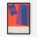 Vintage abstrakti juliste Richard Baringer Galerie Bertha Schaefer 1963