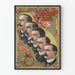 Vintage Juliste Ringling Bros Muotokuvia Kuvitettu
