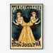 Vintage juliste Gaîté-teatterista Rosa-Josepha Art Nouveau