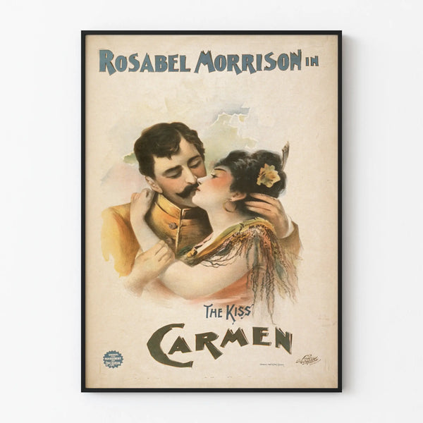 Vintage Carmen juliste Rosabel Morrison kanssa