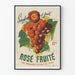 Vintage Rosé Hedelmäinen - Seinäkäsittely Viini & Viinirypäle Juliste