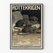 Vintage norjalainen rotankamppausjuliste - Alkuperäinen seinäkoriste rottia varten