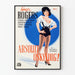 Vintage juliste elokuvasta Absolutisti viaton Ginger Rogers kanssa