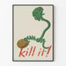 Vintage seinäkoristejuliste "Rumor kill it!"