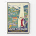 Vintage Juliste Saint-Nectaire Casino Auvergne Golf Station du Rein