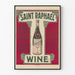 Vintage Saint Raphael -viinijuliste seinäkoriste