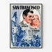 Vintage San Francisco -juliste Clark Gable ja Jeanette MacDonald