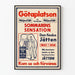 Suomenkielinen vintagejuliste suuresta näyttelystä Väinö Myllyrinne