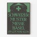 Vintage juliste Sveitsin messut Basel 1924 seinäkoriste