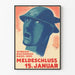 Vintagejuliste Sveitsin Mustermesse Basel 1930