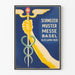 Vintage juliste Sveitsin messut Basel 1929 seinäkoriste
