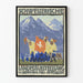 Vintage Sveitsi Kansallinen Berniläinen Juliste 1914