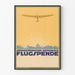 Vintage Sveitsi Flugspende - Seinän koristelu lentokoneaiheinen juliste