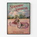 Vintage tieteellinen amerikkalainen automobiilijuliste numero 1904