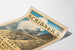 Vintagejuna Pan-American-rautatiejuliste