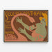 Secession-teatterin Alexanderplatzin juliste - vintage-seinäkoriste — kehystetty taideteos seinällä