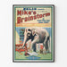Vintage juliste Mike's Brainstorm hauskasta elefantista