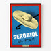 Vintage Juliste Serobiol - Alkuperäinen seinäkoristelu