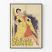 Séviane-tyylinen vintage art déco -juliste