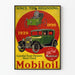 Vintage MobilOil Ford 1898-1929 - Automaalaus juliste retroautoiluun seinäkoristeeksi