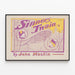Vintage Juliste Sinners Twain, teos John Mackie — kehystetty taideteos seinällä