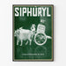 Vintage juliste Siphuryl-diureetti, joka perustuu Java-ortosiphoniin