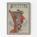 Vintagejuliste L'Homme Tatoué Skeittaus Rue Blanche