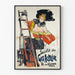 Vintage juliste Société du Gaz Acétylène seinäkoriste