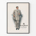 Vintage juliste Society Brand Clothes 1910 miesten puku