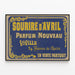 Vintage juliste Sourire d'Avril Parfum Nouveau Viville — kehystetty taideteos seinällä