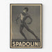 Vintage juliste tanssijasta Spadolini 1932 taidokkaaseen seinäkoristukseen
