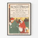 Vintage Philadelphia Sunnuntai Lehti 1896 Juliste Seinän koristelu aito