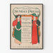 Vintage Philadelphia Sunnuntai-lehti - Tuhkimo-tarina 1896 Juliste