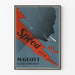 Vintage mainosjuliste Speed Mixed Cigarett 40 Ore