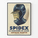 Vintage juliste Spidex La Cuisinière en Acier Arthur Martin