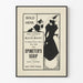 Vintagejuliste The Spinster's Scrip - Tyylikäs seinäkoristelu