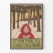 Vintage joulunäyttö Saint Nicholas lapsineen punaisessa takissa
