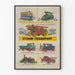 Koristejuliste Höyrykulkuneuvojen vintage Artem Legrand