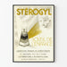 Vintagejuliste Stérogyl D-vitamiini seinäkoriste