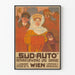 Vintage juliste Süd-Auto Réparaturwerke et Garage Wienissä