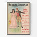 Vintage sunnuntai-lehti New York - Retro-seinäkoriste