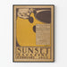 Vintage juliste Sunset Magazine helmikuu 1902 seinäkoristelu