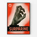 Vintage juliste Surparine pääteatterin dramaattinen koriste