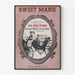 Vintage juliste Sweet Marie seinäkoriste retro